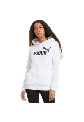 Hoodie Puma Para Mujer Ess Logo Hoodie Tr W Blanco
