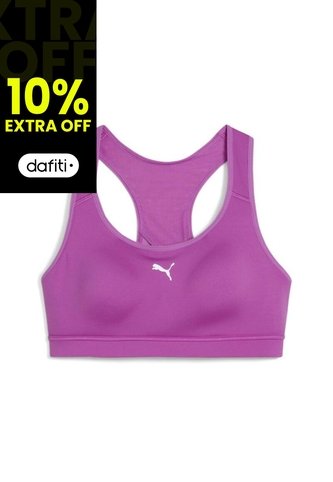 Top Deportivo Puma 4 Keeps Run Bra W Rosa Para Mujer Puma