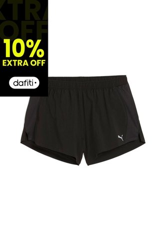 Pantaloneta Deportiva Puma Run Velocity 3 Negro Para Mujer Puma