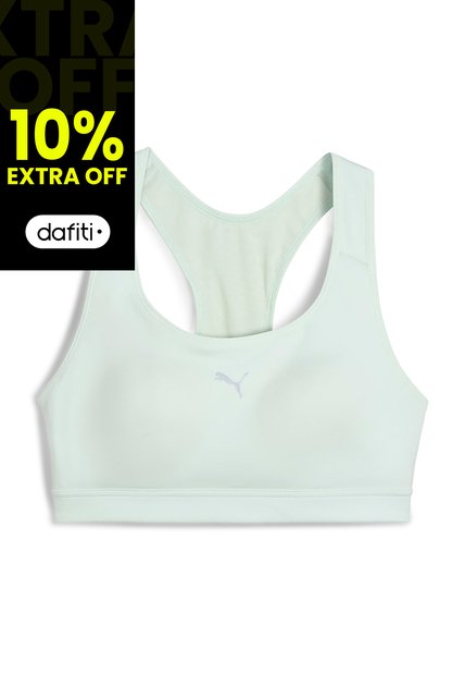 Top Puma Originales 4Keeps Run Bra Color Blanco Para Mujer