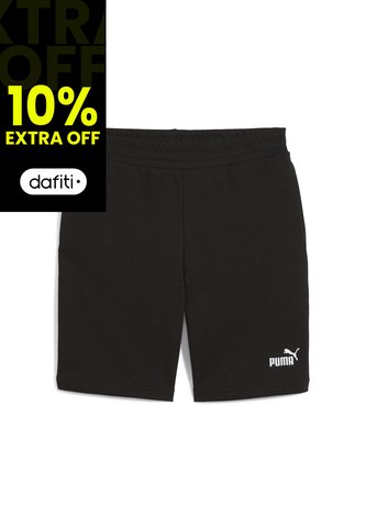 Short Deportivo Marca Puma Logo Slim Original Negro Hombre Puma