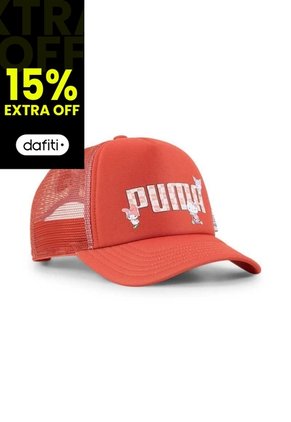 Gorra Deportiva Puma Original X Hk&Fr Trucker Jr Rojo Niños