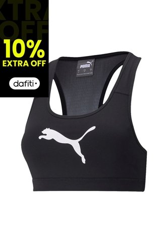 Top Puma Mid Impact 4Keeps Bra W Negro Mujer Puma