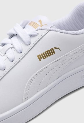 Tenis Lifestyle Blanco-Azul-Dorado PUMA Smash v2 L