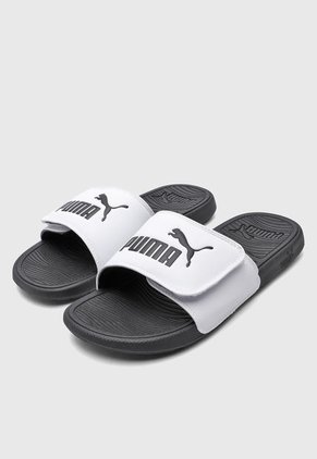 Playera Blanco-Negro PUMA Cool Cat 2.0 V BX