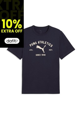 Camisa Deportiva Puma Original ClassGraphic Azul Para Hombre Puma