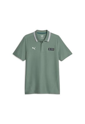 Camisa Tipo Polo Puma Original Mapf1 Pique Verde Para Hombre