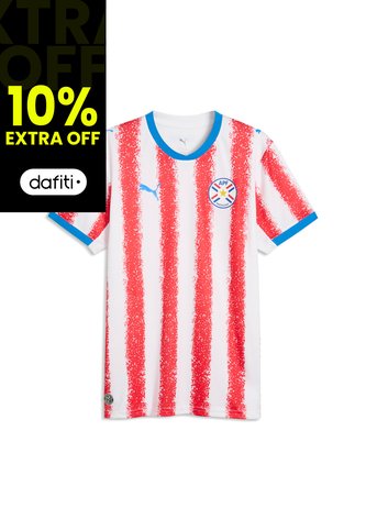 Camiseta Deportiva Puma Original Paraguay Home Blanco Hombre Puma