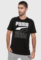 Camiseta Negro-Blanco Puma Rebel Short Sleeve de Puma