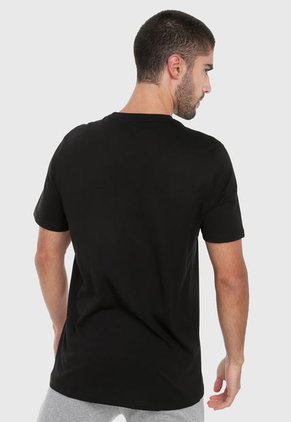 Camiseta Negro-Blanco Puma Rebel Short Sleeve