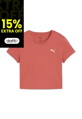 Tshirt Puma Original Wardrobe Ess Baby Tee W Rojo Para Mujer Puma
