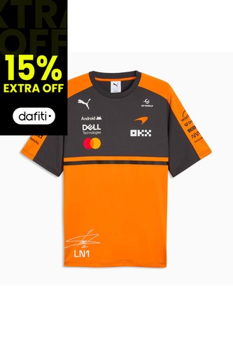 Camisa Deportiva Puma Original Mclaren Norris Naranja Hombre Puma