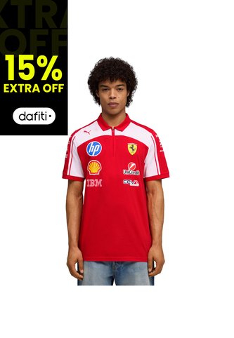 Camisas Tipo Polo Puma Original SFerrari HP Rojo Para Hombre Puma