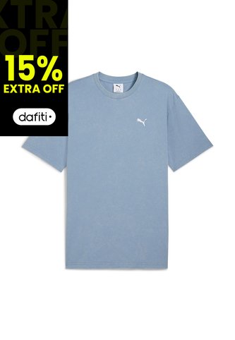 Camisa Deportiva Puma Original Ess Elevated Azul Para Hombre Puma