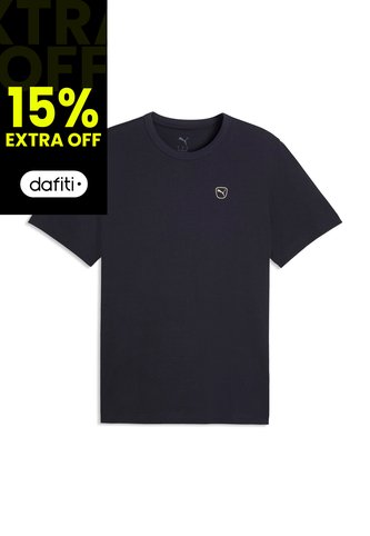 Camisa Deportiva Puma Original Ess Elevated Azul Para Hombre Puma