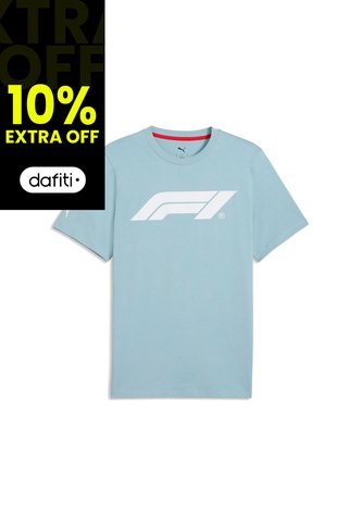 Camisa Deportiva Puma Original F1 Ess Logo Azul Para Hombres Puma