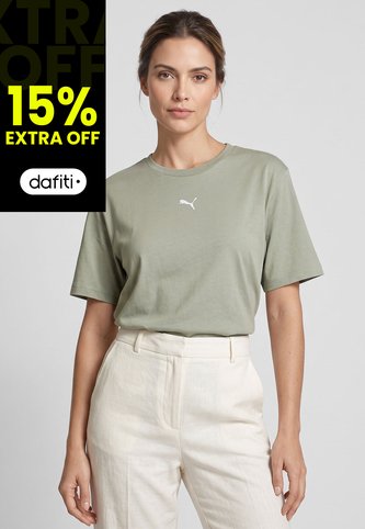 Camiseta Puma Essentials Verde Puma