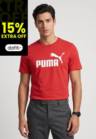 Camiseta Puma Essentials No. 1 Rojo Puma