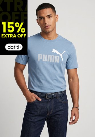 Camiseta PUMA Essentials 2 Logo No. 1  Azul Puma