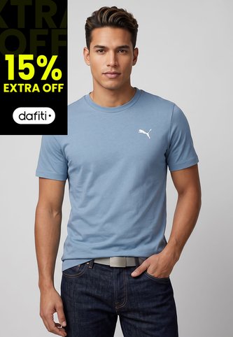 Camiseta Puma Wardrobe Essentials Azul Puma