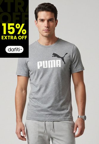 Camiseta Puma Essentials No. 1 Gris Puma