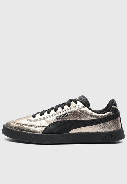 Tenis PUMA Club II Era Metallic Dorado