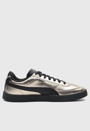 Tenis PUMA Club II Era Metallic Dorado