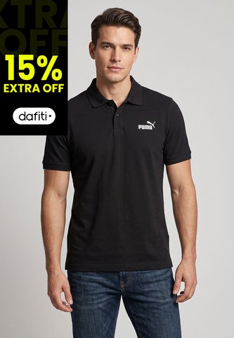 Polo PUMA Essentials Logo No. 1 Negro Puma