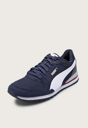 Tenis Lifestyle Azul Navy-Blanco-Rojo Puma St Runner V3 Mesh