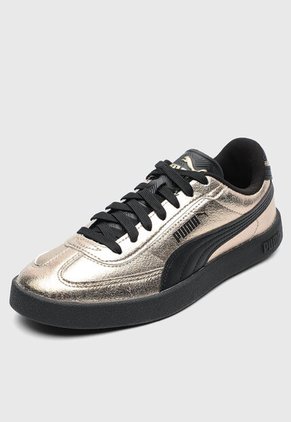 Tenis PUMA Club II Era Metallic Dorado