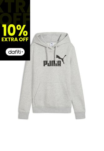 Hoodie Deportivo Puma Original Ess No1 Logo Gris Hombre Puma