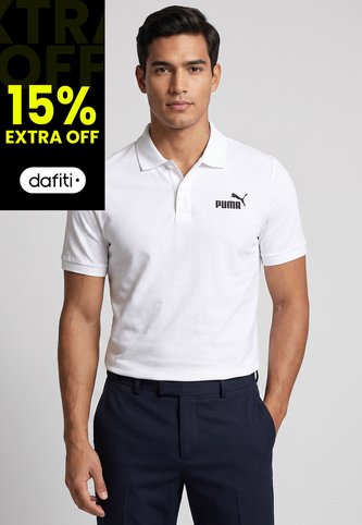 Polo Puma Essentials No. 1 Blanco Puma