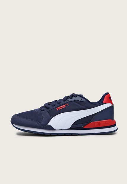 Tenis Lifestyle Azul-Blanco-Rojo Puma St Runner V3 Mesh