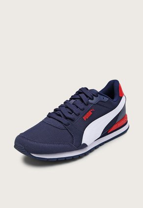 Tenis Lifestyle Azul-Blanco-Rojo Puma St Runner V3 Mesh