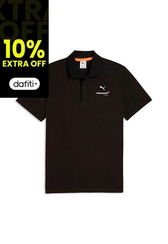 Camisa Tipo Polo Puma Originals Mclaren SL Negro Para Hombre Puma