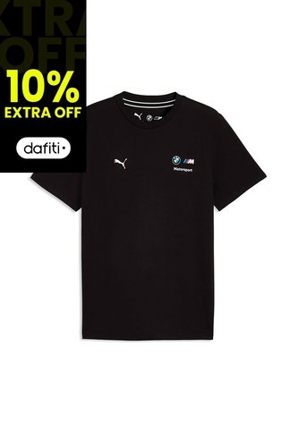 Camisa Deportiva Puma Original Bmw Mms Ess Logo Negro Hombre Puma