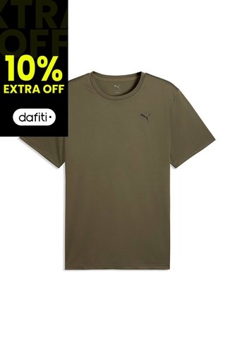 Camisa Deportiva Puma Original Ess Poly Texture Verde Hombre Puma