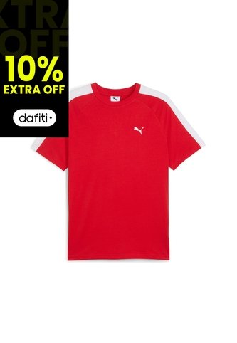 Camisas Deportivas Puma Originales T7 Tee Rojo Para Hombre Puma