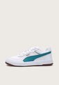 Tenis Lifestyle Blanco-Turquesa-Café Puma Court Ultra de Puma