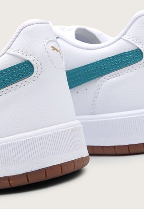 Tenis Lifestyle Blanco-Turquesa-Café Puma Court Ultra