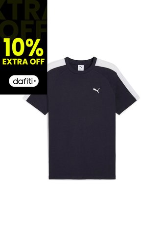 Camisas Deportivas Puma Originales T7 Tee Azul Para Hombre Puma