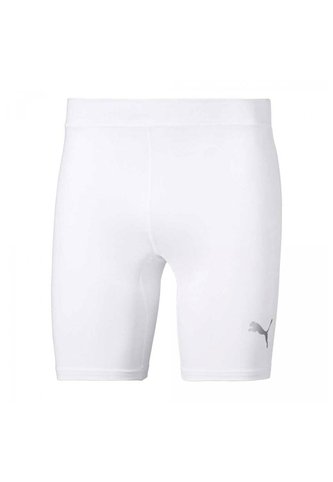 Pantaloneta Deportiva Puma Liga Baselayer Blanco Para Hombre Puma