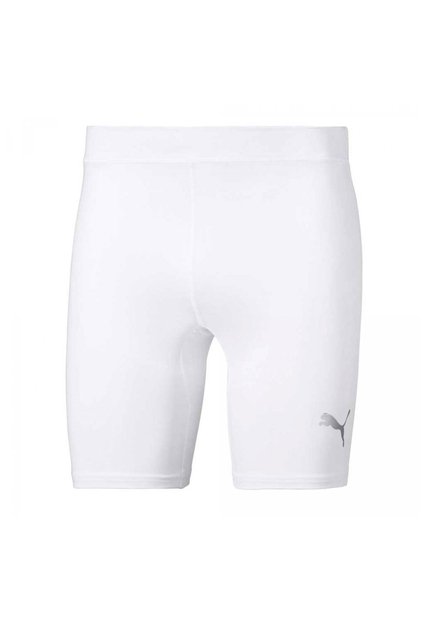 Pantaloneta Deportiva Puma Liga Baselayer Blanco Para Hombre