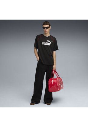 Camisa Deportiva Puma Ess Football Jersey Negro Para Hombre