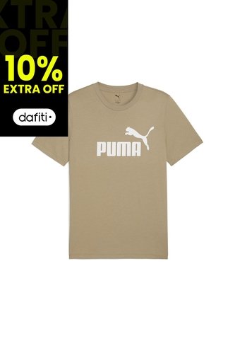 Camisa Deportiva Puma Original Ess No1 Logo Beige Hombre Puma
