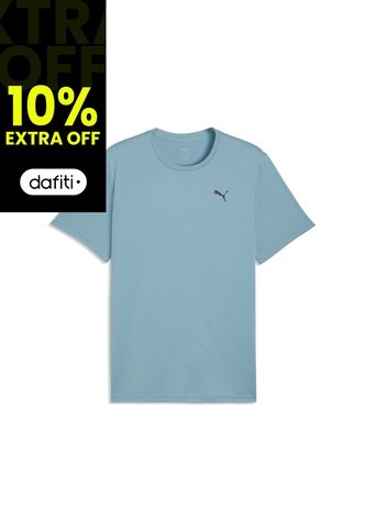 Camisa Deportiva Puma Original Tad Ess Solid Cat Azul Hombre Puma