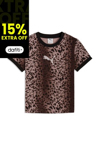 Camisa Deportiva Puma Originals Ess Graphics Leo Negro Mujer Puma