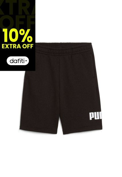 Pantaloneta Deportiva Puma Ess No1 Logo TrB Negro Para Niños