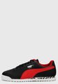 Tenis Lifestyle Negro-Rojo-Blanco Puma Roma Race de Puma