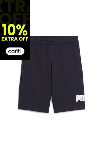 Pantaloneta Deportiva Puma Ess No1 Logo TrB Negro Para Niños Puma